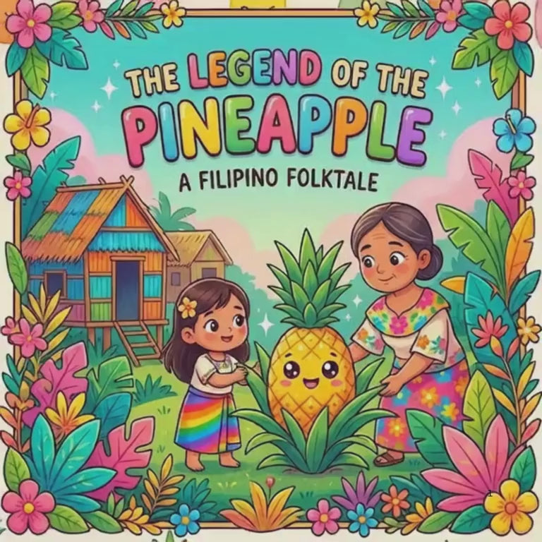The Legend of the Pineapple | Digital Children's PDF, Printable Storybook for Kids, Fun Bedtime Story Download, Colorful Kids Activity